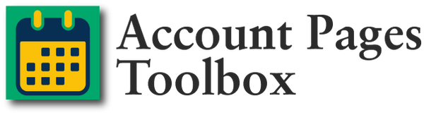 Account Pages Toolbox Demo